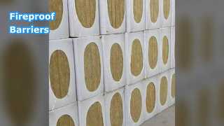 Fireproof Rock Wool Board Industrial Barriers