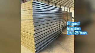 Rock Wool Boards Fireproof Insulation 25 Year Life