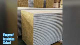 Fireproof Rock Wool Board Insulation