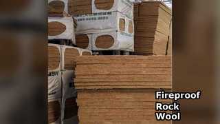 Fireproof Rock Wool Board Safe Building