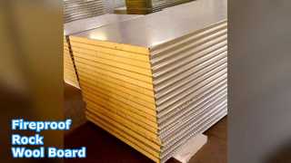 A1 Fireproof Rock Wool Board Insulation