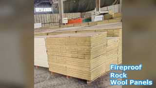Rock Wool Panels Fire Safety 30mm 150mm