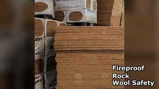 Fireproof Rock Wool Boards Safety Protection