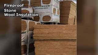 Stone Wool Insulation Board Fireproof & Energy Efficient