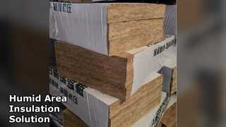 Moisture Resistant Rock Wool Boards For Humid Areas