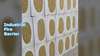 Fireproof Rock Wool Boards Industrial Barriers