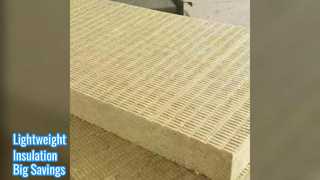 Lightweight Rock Wool Insulation Board Heat Preservation