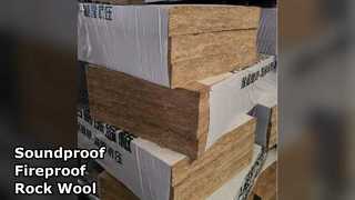 Rock Wool Board: Soundproof Fireproof Insulation